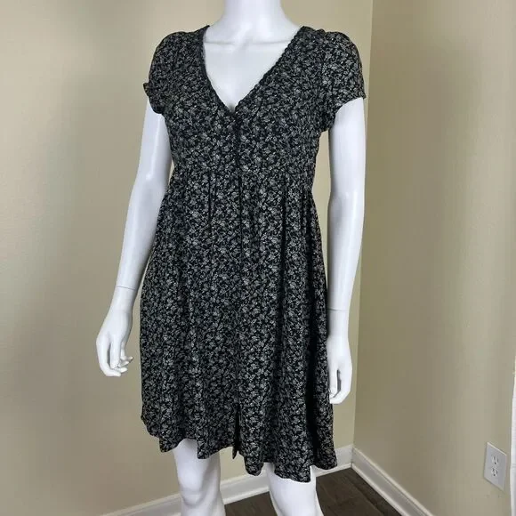Denim & Supply Ralph Lauren Women Size S Ditsy Floral Mini Skater Babydoll Dress - Picture 15 of 16